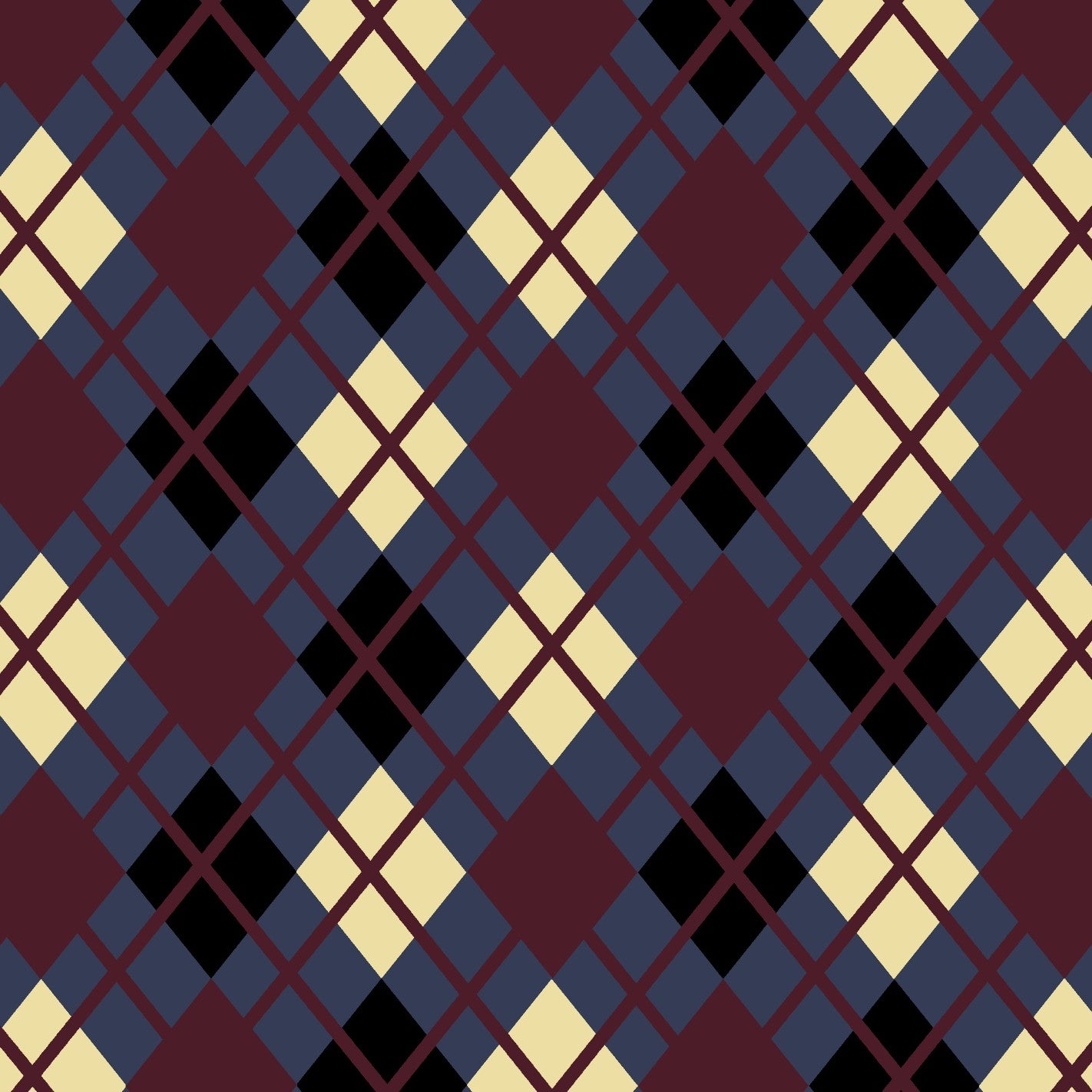 diamond argyle pattern with purple base and burgundy accent
