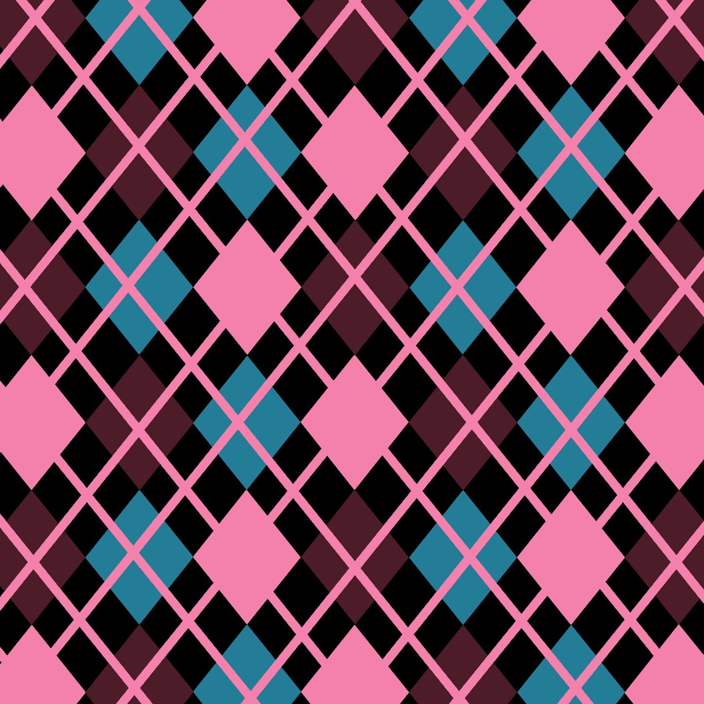 a colorful diamond argyle pattern