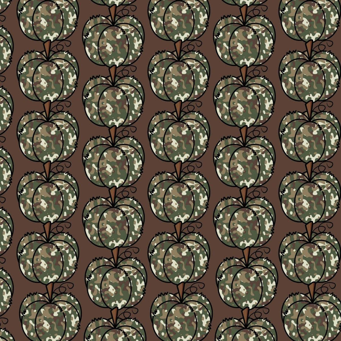 leggings with camo colored pumpkins on subtle background