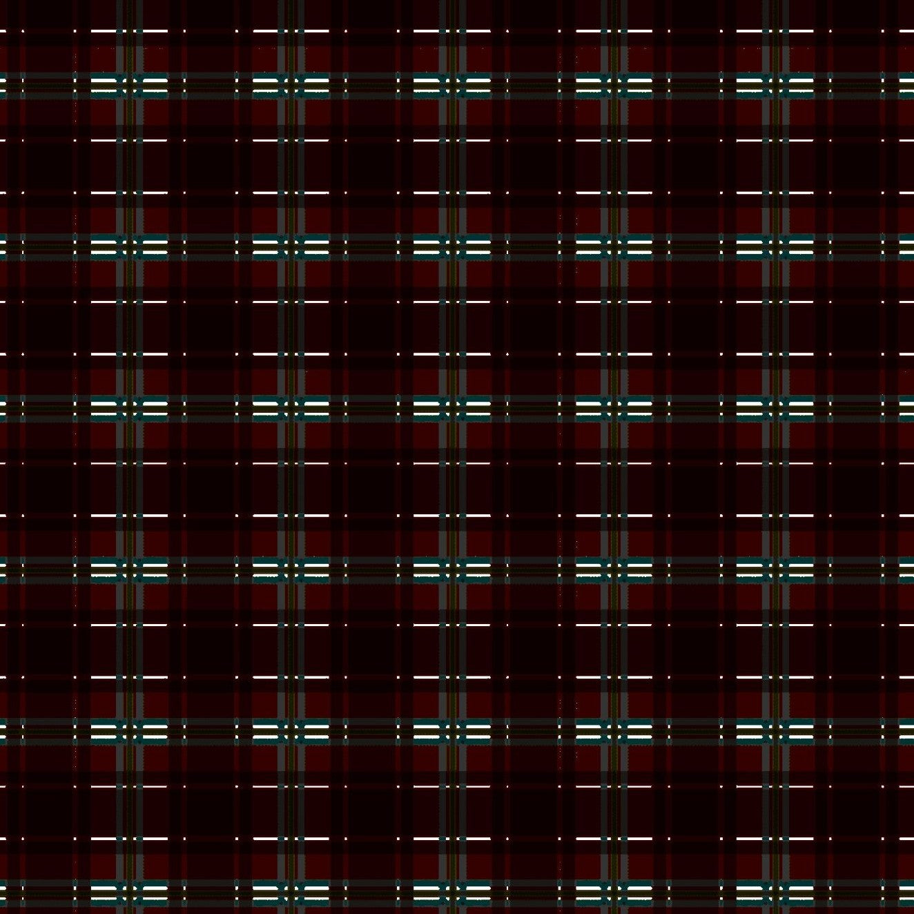 a darker version of the classic red punk plaid pattern