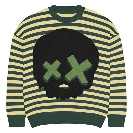 Dead Cute Knit Sweater - Scene, Pop Punk, Skater, Streetwear Style