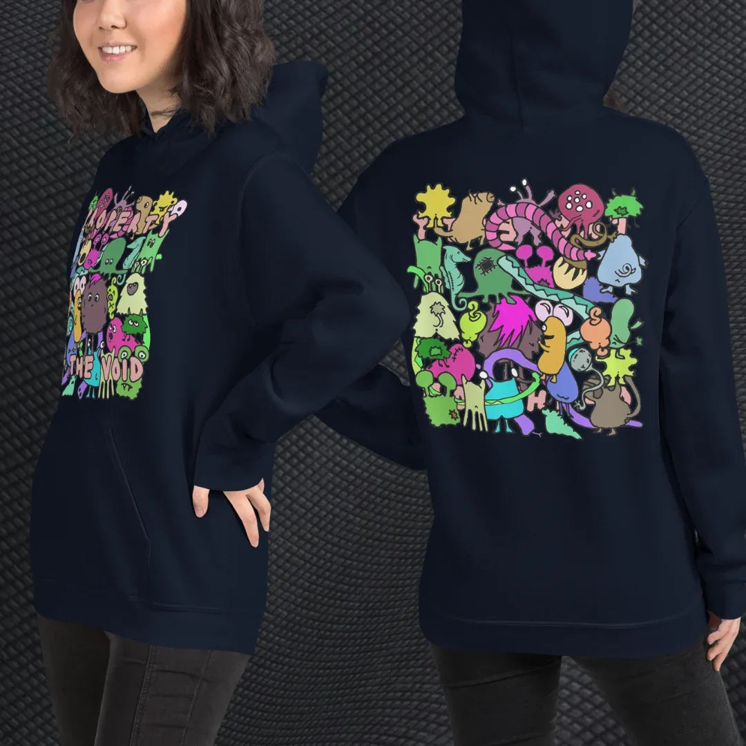 Property of the void alt hoodie - double sided monster print