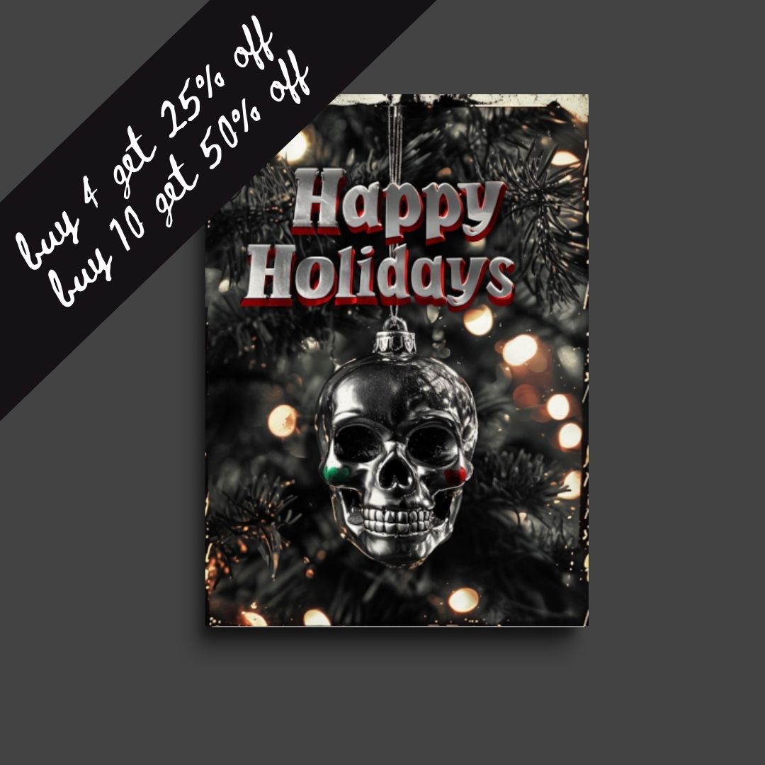 horror christmas card