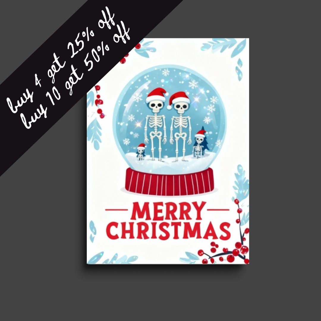 horror christmas card