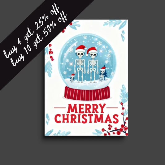 horror christmas card