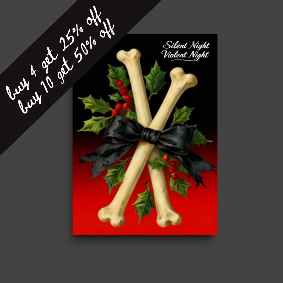 horror christmas card