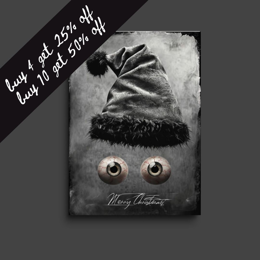 horror christmas card