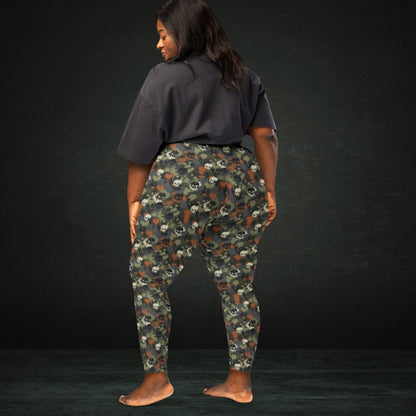 Camo splatter skull leggings