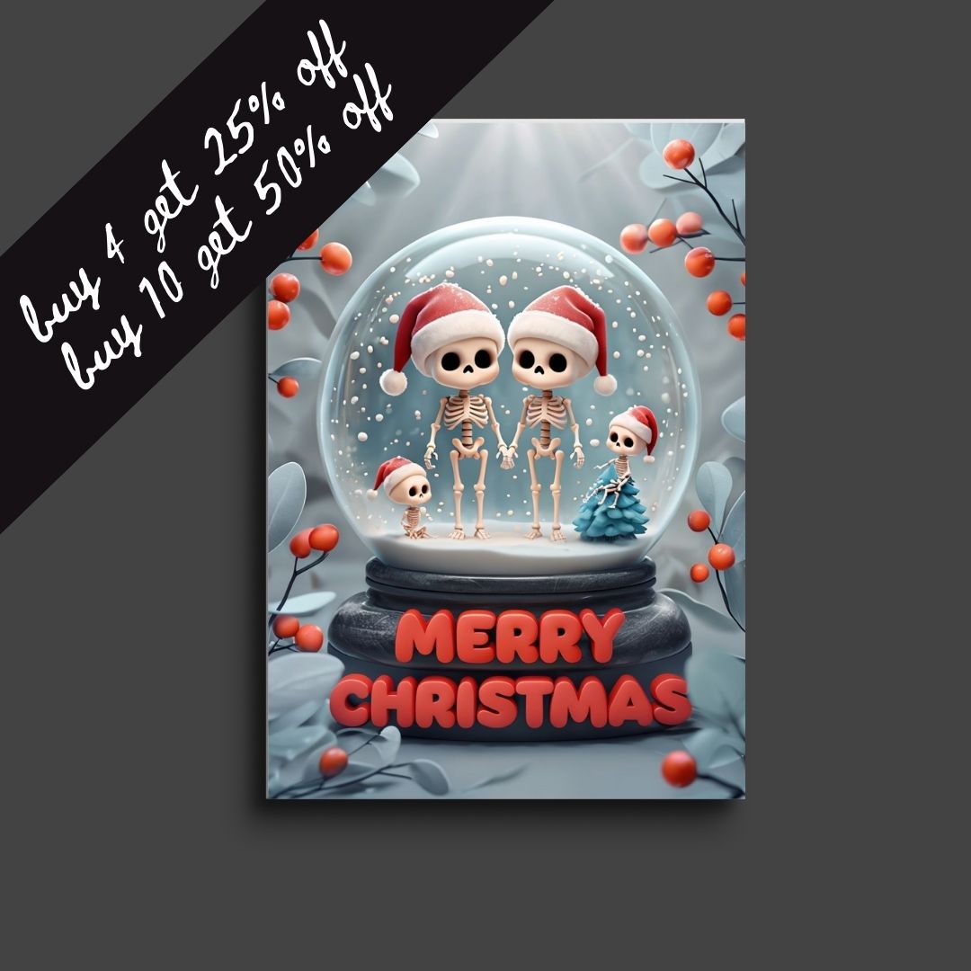 horror christmas card