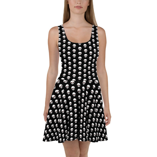 SKULLS Skater Dress