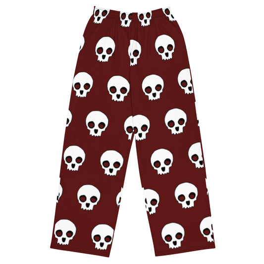 SKULLS Unisex Wide-Leg Pants