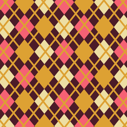 burgundy diamond patterned leggings.