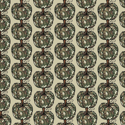 leggings with camo colored pumpkins on subtle background