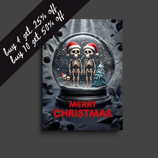 horror christmas card