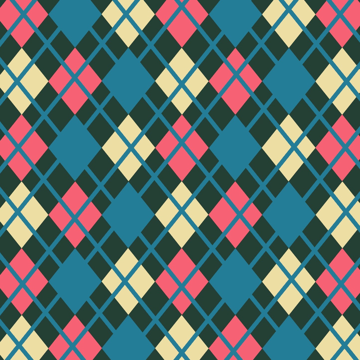 a colorful diamond pattern