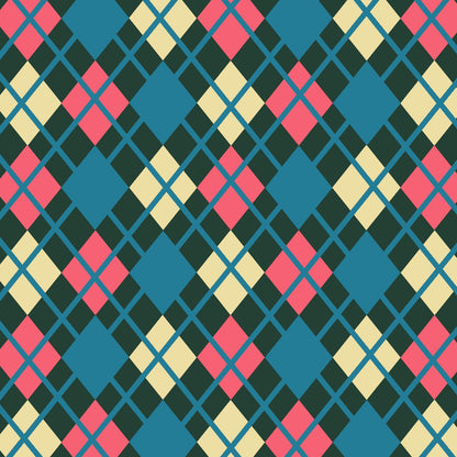 a colorful diamond pattern