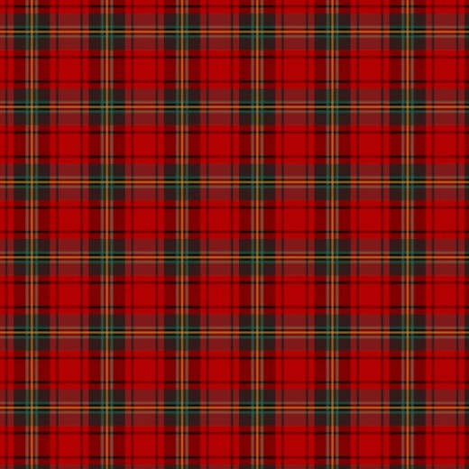 the classic red punk plaid pattern