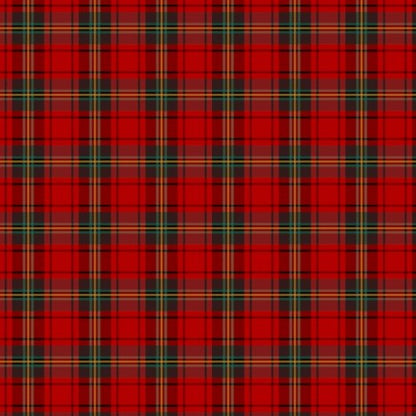 the classic red punk plaid pattern