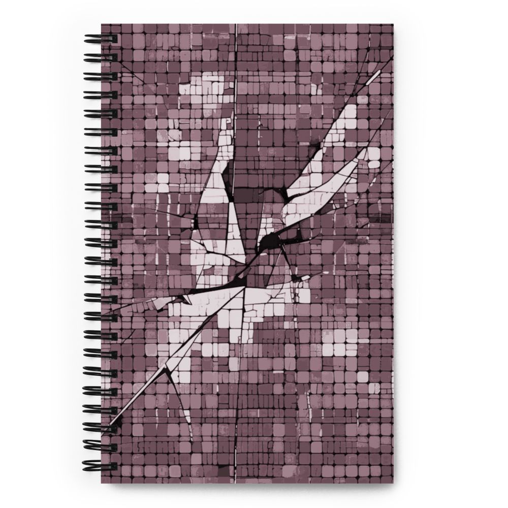 Shattered dreams spiral notebook