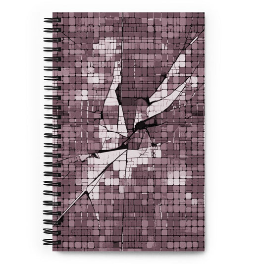 Shattered dreams spiral notebook