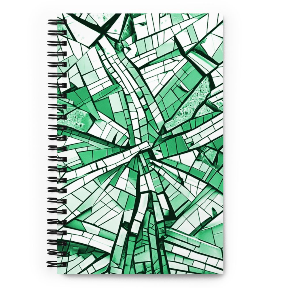 Shattered dreams spiral notebook