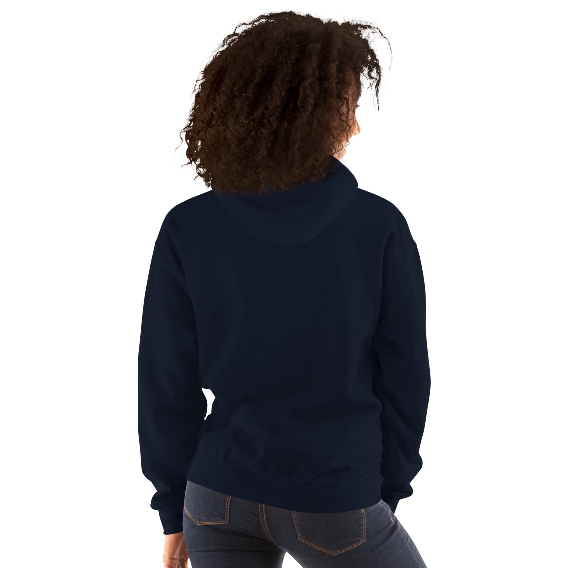 a hoodie with a dark scribble of emo symbols