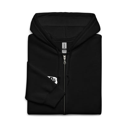 "one last caress" tribute to misfits zip up hoodie detail