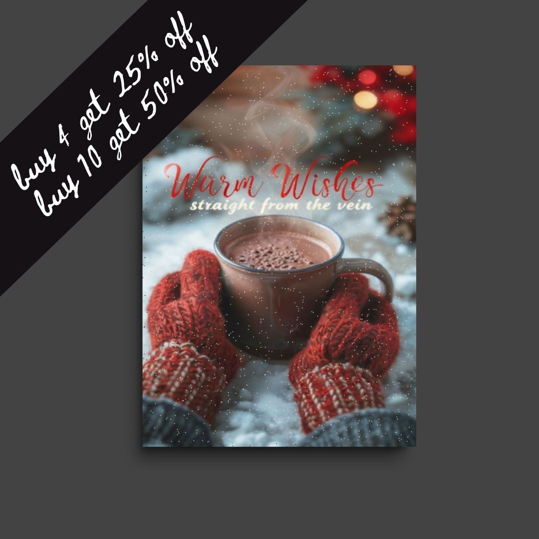 vampire christmas card