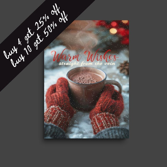 vampire christmas card